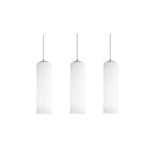 AFX Lighting, Inc. LEOP0412MBLBLNR3 - Leo 3 Light Linear Pendant,120V,60W,LB