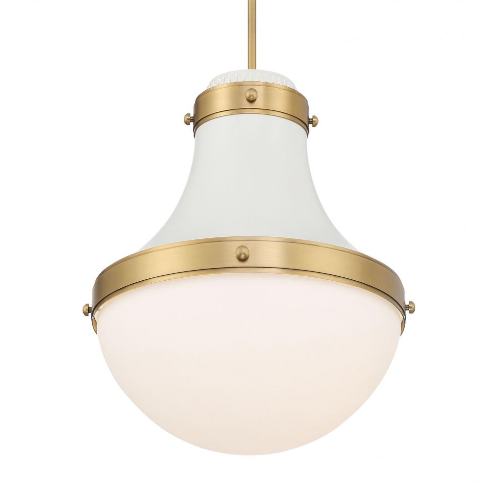 1 LIGHT PENDANT