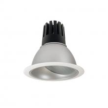 Nora NC3-66L330FHZMPW - 6" Sapphire III Round Wall Wash Reflector, 2500lm, 3000K, Flood Optic, Haze Reflector/Matte