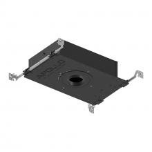 Nora NHAPIC-3R10L34055DP - 3" Apollo Round IC Air-Tight New Construction Housing w/ 0.875" to 1.25" Ceiling Collar,