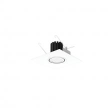 Nora NMRT3-1FL530FWW - One-Head Flanged LED Multiple Lighting Trim, 3500lm per Head w/ Flood Optic, 3000K, Flat White Face