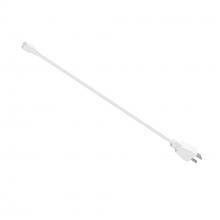 Nora NUDA-CP72MPW - 72" Cord & Plug Power Cord for NUDA, Matte Powder White Finish