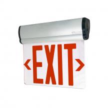 Nora NX-812-LEDRMA - EXIT ADJ BAT 1F RED/MIR ALUM