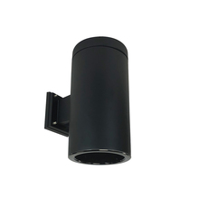 Nora NYLS3-6W1L335NP01BBB - 6" Sapphire III Wall Mount Black Cylinder, Black Reflector/Black Flange, 120V; Phase Dimming,