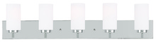 Livex Lighting 16375-05 - 5 Light Polished Chrome Bath Light