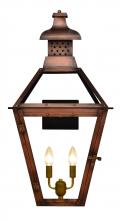 The Coppersmith PH22E - The CopperSmith Pebble Hill 26" Tall Copper Electric Wall Mount Outdoor Light Lantern Sconce