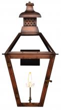 The Coppersmith PH22G - The CopperSmith Pebble Hill 26" Tall Copper Gas Wall Mount Outdoor Light Lantern Sconce