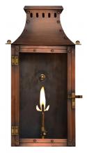 The Coppersmith YK19G - The CopperSmith Yorktown 19" Tall Copper Gas Wall Mount Outdoor Light Lantern Sconce