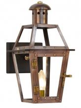 The Coppersmith GT15E - The CopperSmith Georgetown 16" Tall Copper Electric Wall Mount Outdoor Light Lantern Sconce