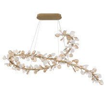 Lib & Co. US 12223-057 - Pisa 22 Light Ovalval LED Chandelier Antique Gold