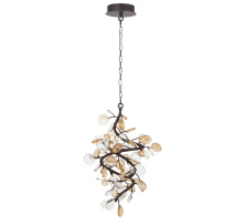 Lib & Co. US 12325-043 - Pisa 7 Light LED Pendant Black With Gold Accent
