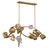 Lib & Co. US 12330-037 - Sorano 15 Light LED Chandelier Brushed Brass