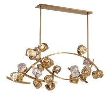 Lib & Co. US 12331-037 - Sorano 19 Light LED Chandelier Brushed Brass