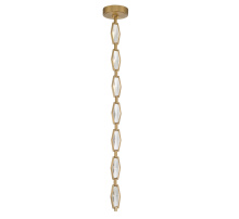 Lib & Co. US 12393-022 - Rimini 7 Light LED Chandelier Aged Brass