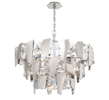 Lib & Co. US 12406-01 - Castellana 3 Tier 24 Light Grand Chandelier Chrome Clear Crystal
