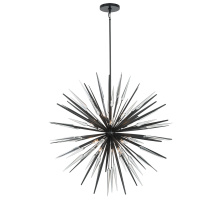 Lib & Co. US 12432-06 - Pragma 14 Light Chandelier,metallic Black