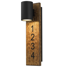 Alteck, LLC AW0010-3CCT-W-BK - Woodone LED Wall Sconce H19
