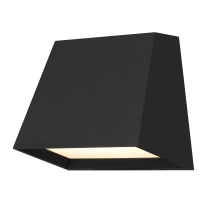 Alteck, LLC AW0026-3CCT-W-BK - Ribbed LED Wall Sconce W6