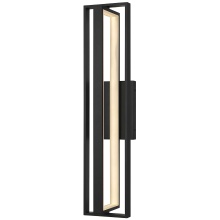 Alteck, LLC AW0055-30-W-BK - In & Out LED Wall Sconce H32.5