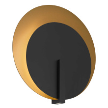 Alteck, LLC AW0091-3CCT-W-BK/PB - Eclispe LED Wall Sconce W24.875