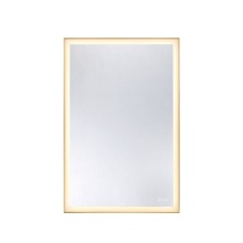 Savoy House 2-1234-48X32 - Paulding LED Rectangle Frontlit Mirror with Gold Frame