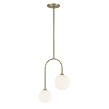 Savoy House 7-5981-2-127 - Chester 2-Light Pendant in Noble Brass