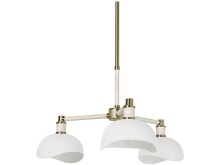 Palecek 2316-96 - BROOKLYN CHANDELIER SMALL OAK