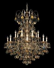 Schonbek 1870 3658-23H - New Orleans 14 Light 120V Chandelier in Etruscan Gold with Heritage Handcut Crystal