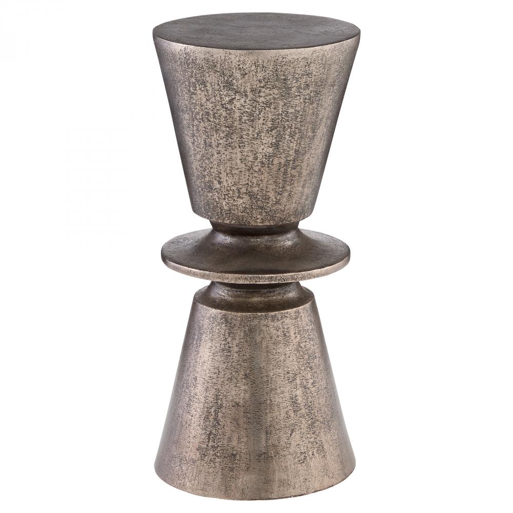 Clepsydra Accent Table Antique Nickel