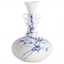 Cyan Designs 11924 - Nola Vase Designed by Seth Vaughn White Blue Black - Wide
