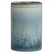 Cyan Designs 12189 - Tiedye Vase | Milky Matte Blue - Tall