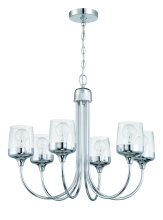 Craftmade 58126-CH - 6 Light Chandelier