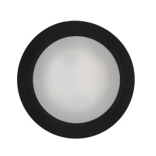 Bulbrite 773278 - 773278 25W LED 10" ROUND DISC LIGHT 3000K BLACK STEEL WITH PIGTAIL JA8