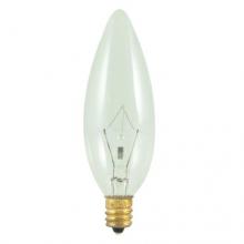 Bulbrite 490025 - 490025 25W B10 TORPEDO CLEAR E12 120V