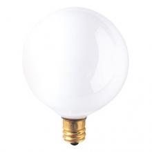 Bulbrite 391025 - 391025 25W G16 GLOBE WHITE E12 120V