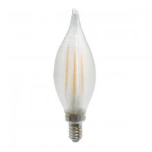 Bulbrite 776590 - 776590 4W LED C11 2700K FILAMENT E12 SATIN SPUNLITE FULLY COMPATIBLE DIMMING