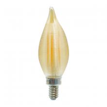 Bulbrite 776591 - 776591 4W LED C11 2100K FILAMENT E12 AMBER SPUNLITE FULLY COMPATIBLE DIMMING