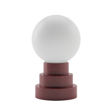 Bulbrite K70201 - K70201 CORDLESS TABLE LAMP GLOBE OXBLOOD
