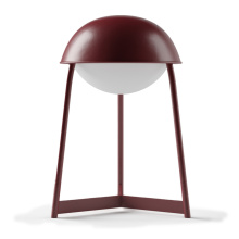 Bulbrite K70101 - CORDLESS TABLE LAMP HELMET OXBLOOD