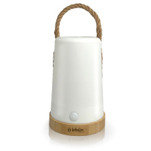 Bulbrite K80160 - K80160 CORDLESS TABLE LAMP GROOVE WHITE