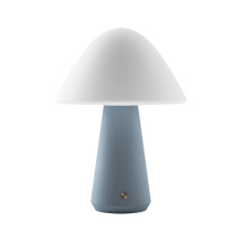 Bulbrite K70601 - CORDLESS TABLE LAMP MUSHROOM STONE BLUE
