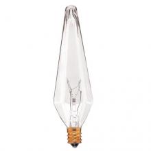 Bulbrite 480140 - 480140 40W PRISM CLEAR E12 120V 2PK BLISTER
