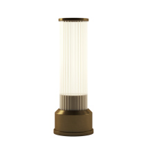 Bulbrite K70401 - K70401 CORDLESS TABLE LAMP CANDLESTICK BRUSHED BRASS
