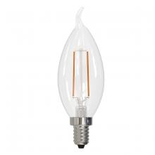 Bulbrite 776858 - 2.5W LED CA10 2700K FILAMENT E12 FULLY COMPATIBLE DIMMING