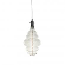 Bulbrite 810118 - 810118 4W LED BEEHIVE SHAPED GRAND 2200K FILAMENT W/ VINTAGE GUNMETAL PENDANT