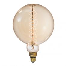Bulbrite 137401 - 137401 60W GLOBE SHAPED GRAND NOSTALGIC SPIRAL E26 120V