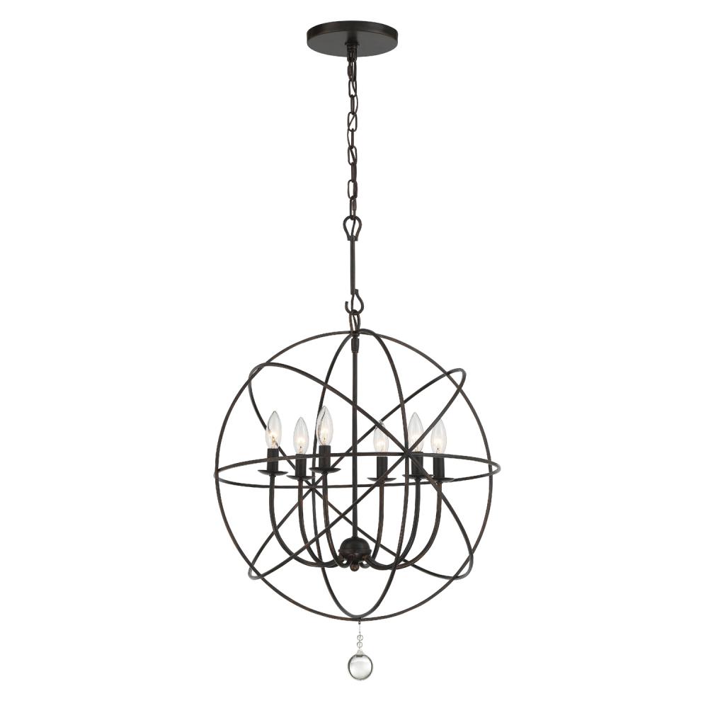 Solaris 22.5'' English Bronze Chandelier