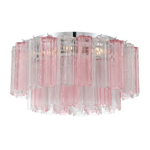 Crystorama ADD-321-CH-SP - Addis 7 Light Polished Chrome Flush Mount