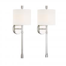 Crystorama RAC-A3501-PN - Rachel 8'' Polished Nickel Sconce