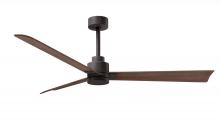 Matthews Fan Company AK-TB-WN-56 - Alessandra - Textured Bronze - Walnut Tone Blades - 56" Blades - 10" Downrod